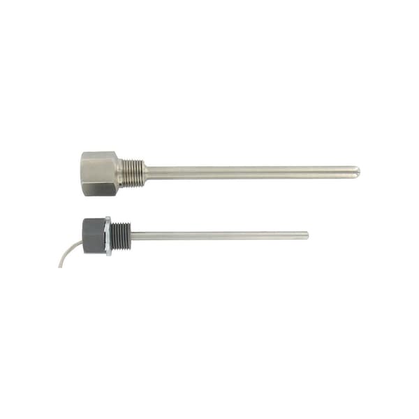 Immersion temperature sensor, 4in insertion L, 2252 Thermistor.